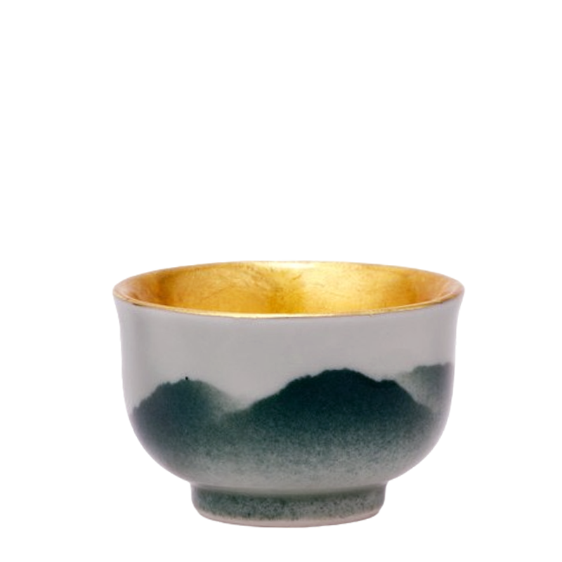 Coupe à saké Kutaniyaki "Sansui"